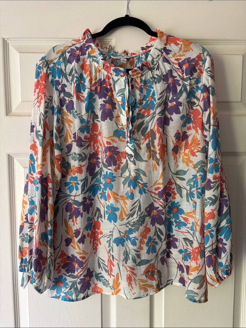 Multi-color summer blouse